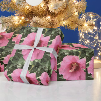 Hibiscus Flower Wrapping Paper