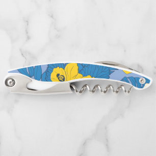 Hibiscus flowers and leaves   waiter's corkscrew