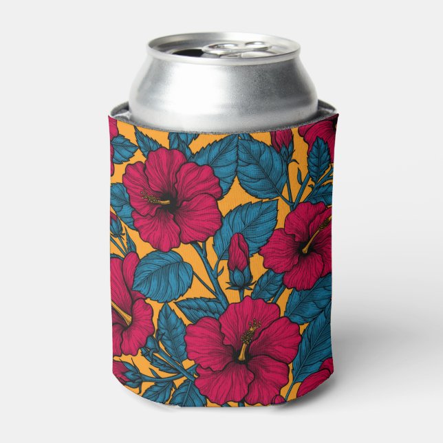 Hibiscus flowers can cooler (Can Front)