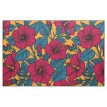 Hibiscus flowers fabric