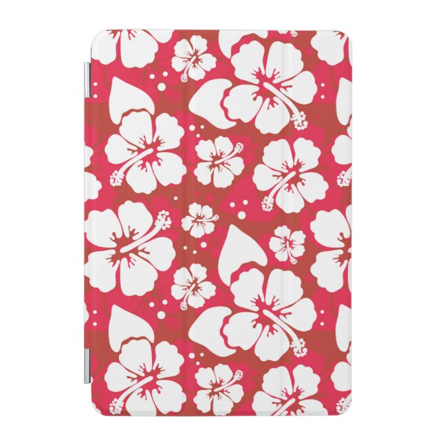 Hibiscus Flowers Pattern iPad Mini Cover (Front)