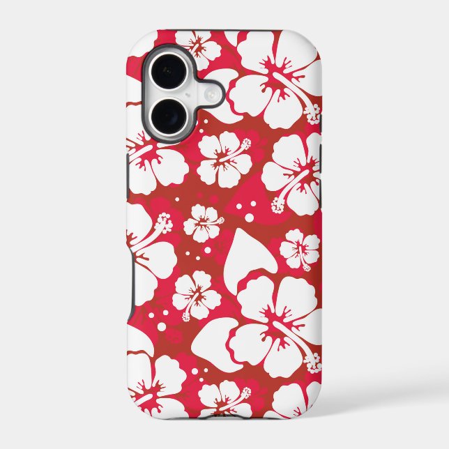 Hibiscus Flowers Pattern Iphone Case (Back)