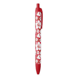 Hibiscus Flowers Pattern Pen