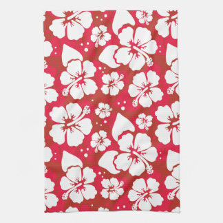 Hibiscus Flowers Pattern Towel