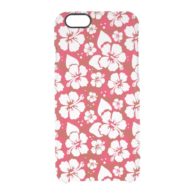 Hibiscus Flowers Pattern Uncommon iPhone Case (Back)