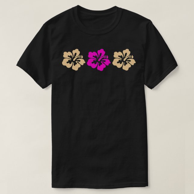 Hibiscus Flowers TShirt (Design Front)