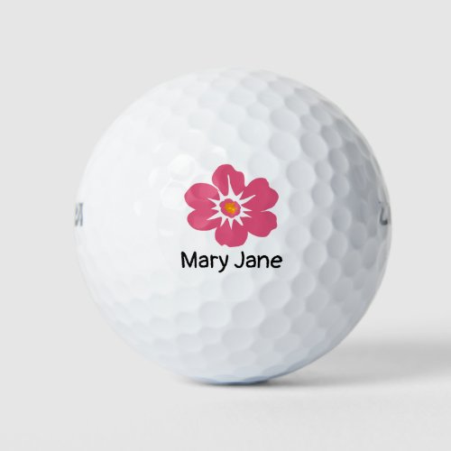 Hibiscus  for Hawaii  Golf Balls