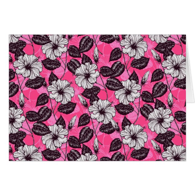 Hibiscus garden 2 cards (Front Horizontal)