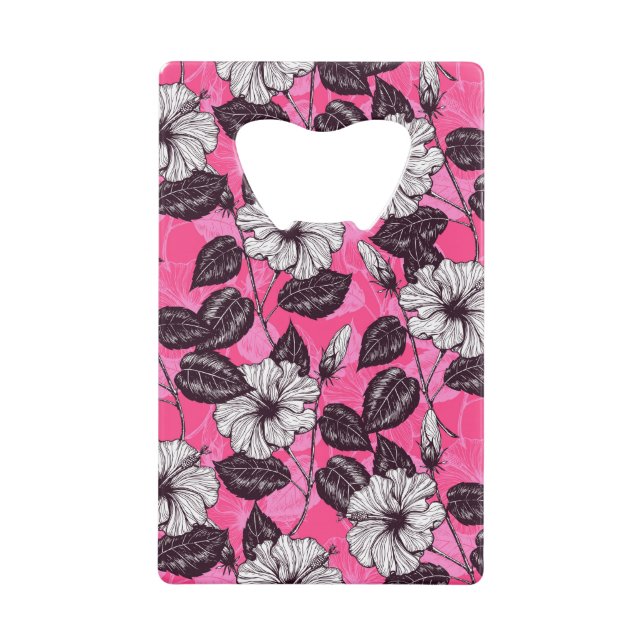 Hibiscus garden 2 credit card bottle opener (Front)