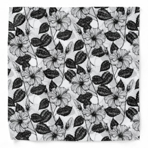 Hibiscus garden bandana