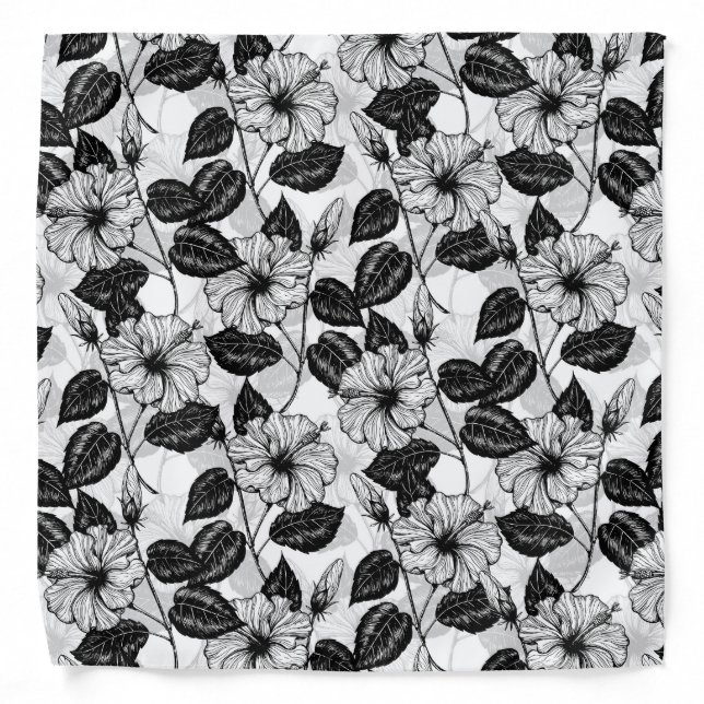 Hibiscus garden bandana (Front)