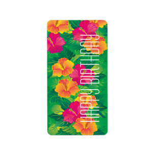 hibiscus garden ~ label