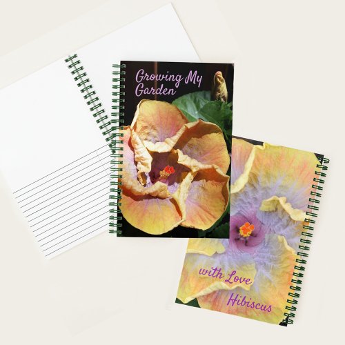 Hibiscus Growing My Garden with Love Gardening Notebook