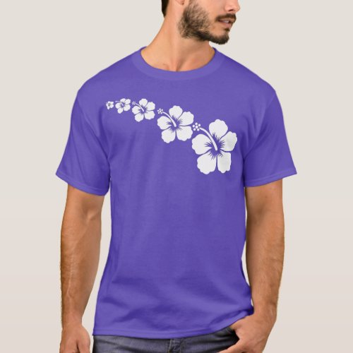 HIBISCUS Hawaiian Style  Tropical Flower Aloha Haw T_Shirt