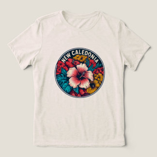 Hibiscus in New Caledonia Tri-Blend Shirt