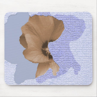 Hibiscus in Shadow Mouse Pad