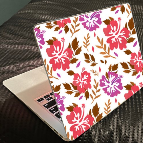 Hibiscus Island Flowers  Laptop skin stickers