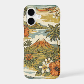 Hibiscus Island Hawaiian Scenic - Dusty iPhone 17 Case