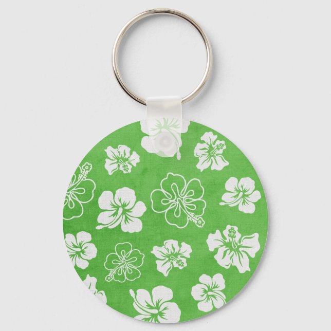 Hibiscus Keychain (Front)