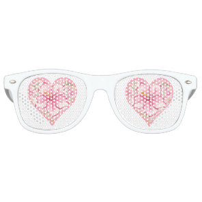 Hibiscus & lace PINK Retro Sunglasses