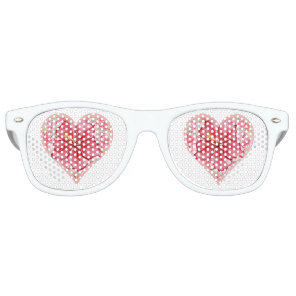 Hibiscus & lace RED Retro Sunglasses
