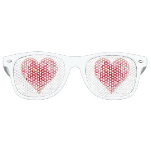 Hibiscus & lace RED Retro Sunglasses
