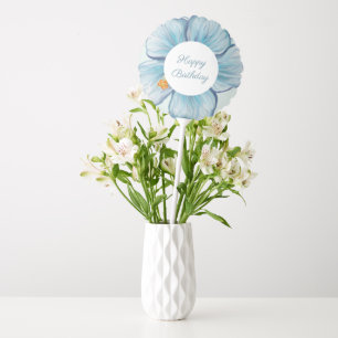 Hibiscus & lace TURQUOISE Balloon