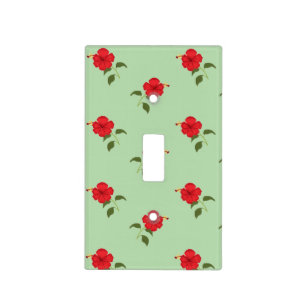 Hibiscus Light Switch Cover