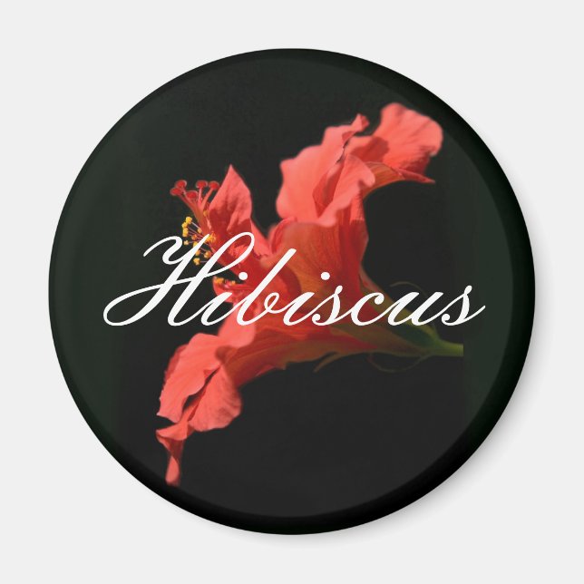 Hibiscus Magnet (Front)