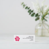 Hibiscus Mini Business Card (Standing Front)
