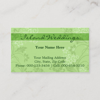 hibiscus motif.grn ~ bc business card
