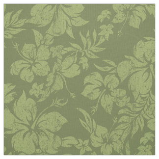 Hibiscus Pareau Hawaiian Floral Aloha Shirt Print Fabric