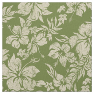 Hibiscus Pareau Hawaiian Floral Aloha Shirt Print Fabric