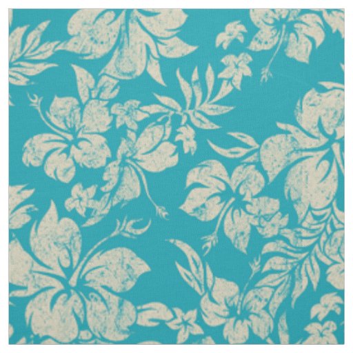 Hibiscus Pareau Hawaiian Floral Aloha Shirt Print Fabric