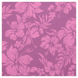Hibiscus Pareau Hawaiian Floral Aloha Shirt Print Fabric