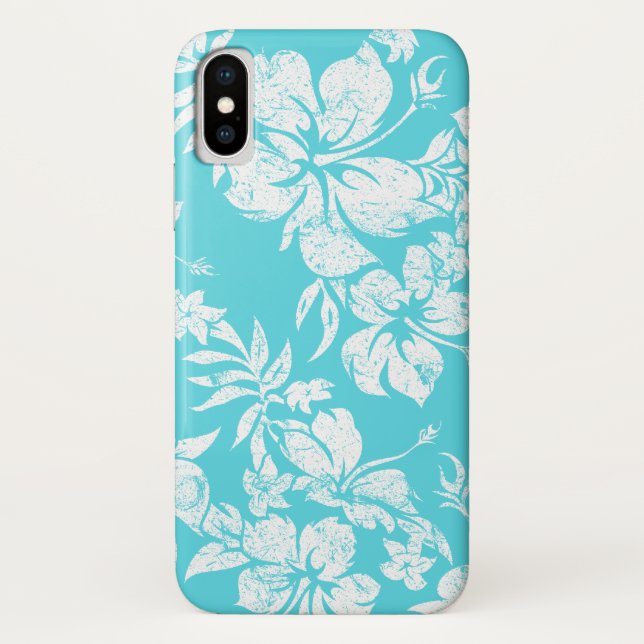 Hibiscus Pareau Hawaiian Floral Case-Mate iPhone Case (Back)