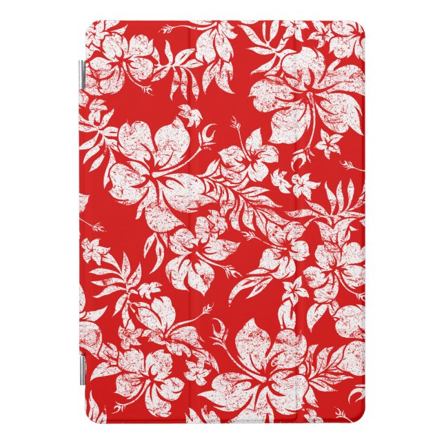Hibiscus Pareau Hawaiian Floral iPad Smart Cover (Front)