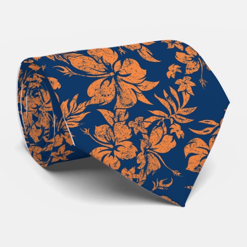 Hibiscus Pareau Hawaiian Floral Tie
