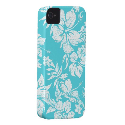 Hibiscus Pareau Hawaiian iPhone 4 Cases (Back/Right)