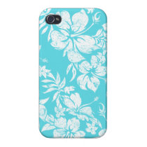 Hibiscus Pareau Hawaiian Savvy iPhone 4 Cases