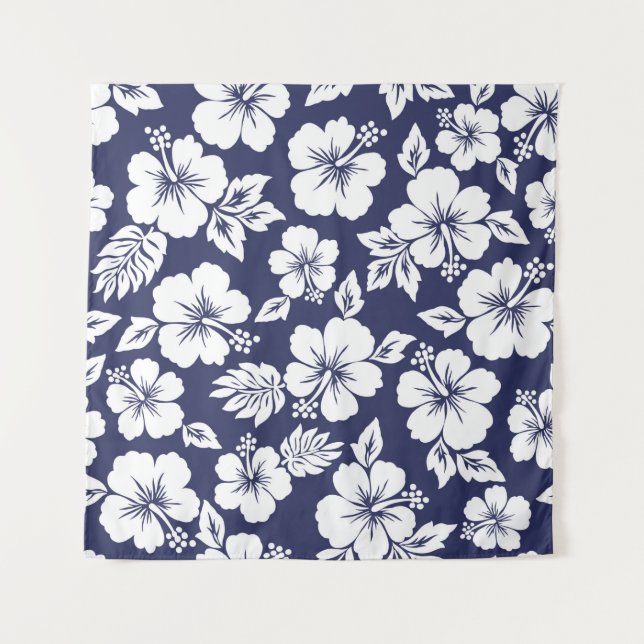 Hibiscus pattern tapestry (Front)