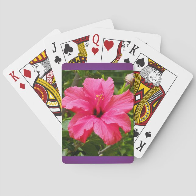 Hibiscus Playing Cards (Back)