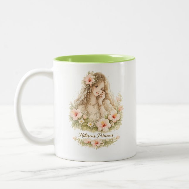 Hibiscus Princess Angel Mug (Left)