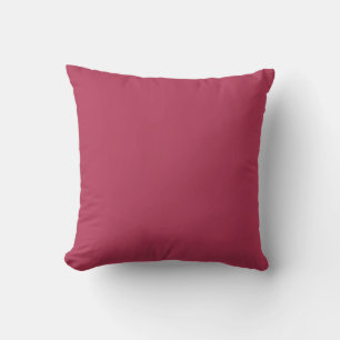 Hibiscus Red B43757 Color - Add Your Name Option Throw Pillow