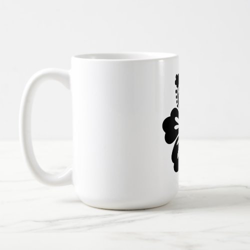 Hibiscus silhouette coffee mug