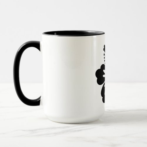 Hibiscus silhouette mug