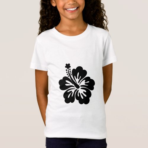 Hibiscus silhouette T_Shirt