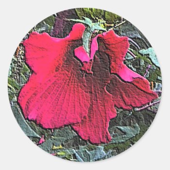 Hibiscus Stickers by RF_Design_Studio at Zazzle
