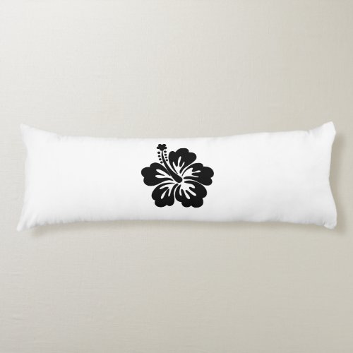 Hibiscus  summer  flower  illustration  hawaii   body pillow