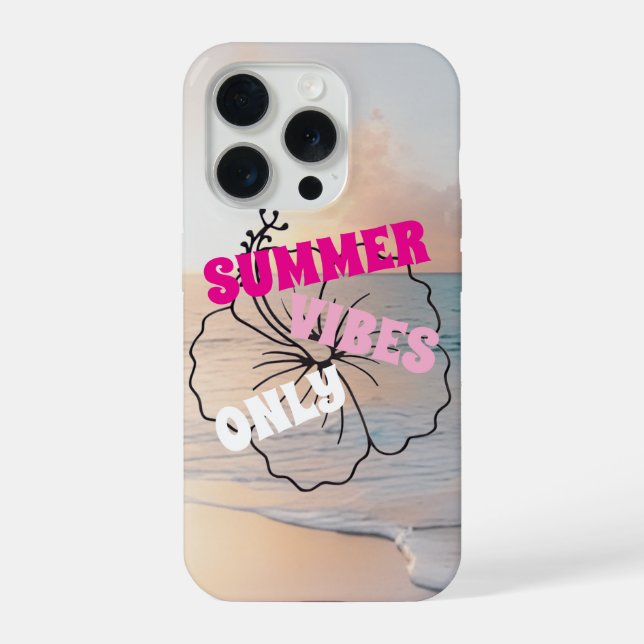 Hibiscus Summer IPhone Case (Back)